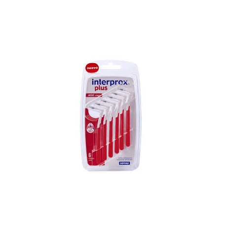 CEPILLO DENTAL INTERPROXIMAL INTERPROX PLUS MINI CONICO 6 U
