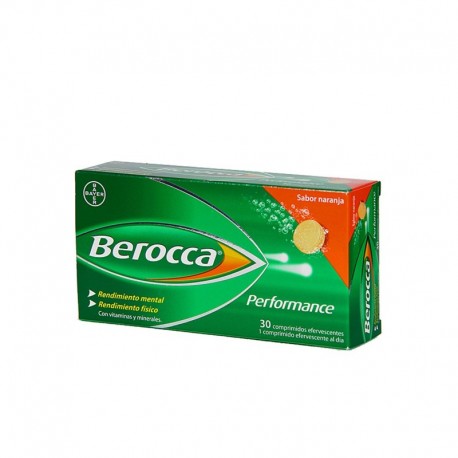BEROCCA PERFORMANCE NARANJA 30 COMP EFERV