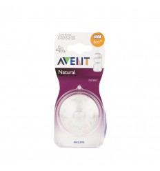 TETINA NATURAL FLUJO RAPIDO AVENT PHILIPS RECIEN 6M