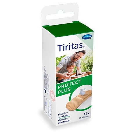 TIRITAS PROTECT PLUS 15 UDS 25 X 72 MM