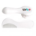 CEPILLO Y PEINE INFANTIL SOFT SUAVINEX BLANCO DECORADO