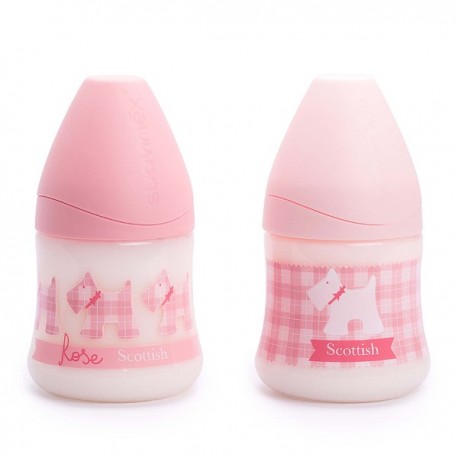 BIBERON 150 ROSA BOCA ANCHA T 3 POSIC SUAVINEX