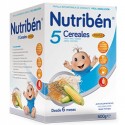 NUTRIBEN PAPILLA 5 CEREALES FIBRA 600 G
