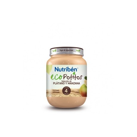 NUTRIBEN ECO SELECCION PLATANO Y MANZANA POTITO INICIO 130 G