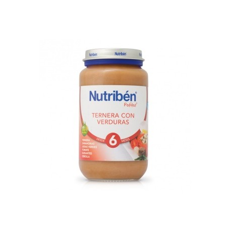 NUTRIBEN JR TERNERA VERDURAS 250 GR