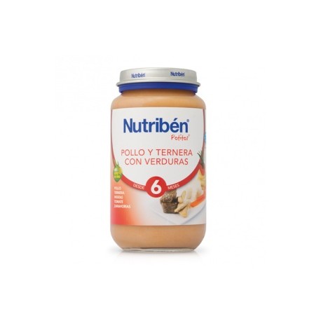 NUTRIBEN JR POLLO TERNERA VERD 250 GR
