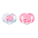 CHUPETE SILICONA PHILIPS AVENT NOCTURNO 0- 6 M ROSA 2 CHUPETES