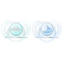 CHUPETE MINI SILICONA PHILIPS AVENT 0 - 2M NIÑO