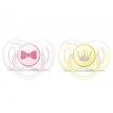 CHUPETE MINI SILICONA PHILIPS AVENT 0 - 2M NIÑA