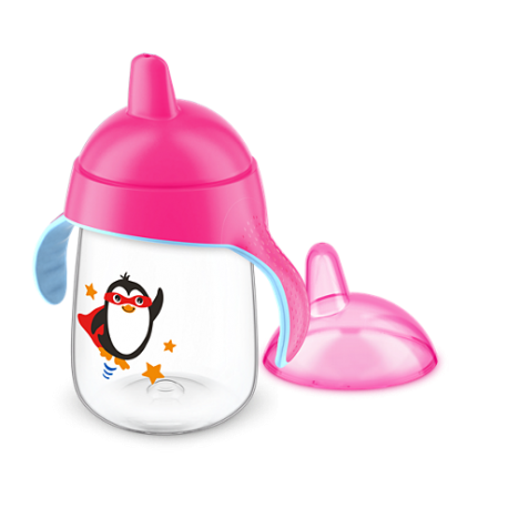 AVENT TAZA CON BOQUILLA 18 ROJO