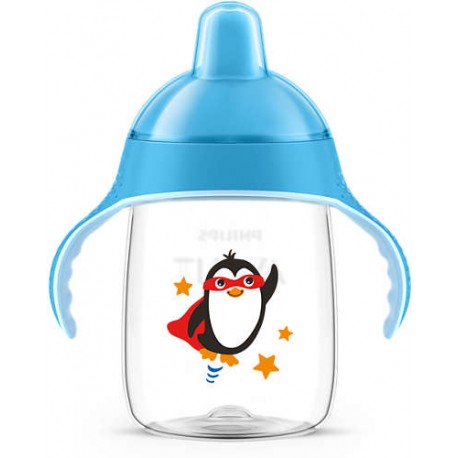 AVENT TAZA CON BOQUILLA 18 AZUL