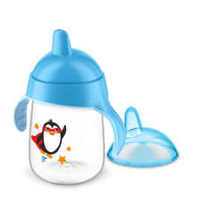AVENT TAZA CON BOQUILLA 18 AZUL