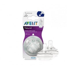 TETINA NATURAL LIQUIDOS ESPESOS AVENT PHILIPS 6 M 2 U
