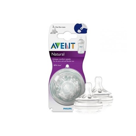 TETINA NATURAL LIQUIDOS ESPESOS AVENT PHILIPS 6 M 2 U