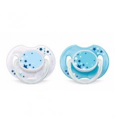 CHUPETE SILICONA PHILIPS AVENT 0- 6 M 2 U NOCTURNO