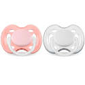 CHUPETE SILICONA PHILIPS AVENT VENTILADO 0- 6 M NIÑA 2 CHUPETES