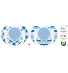 CHUPETE SILICONA PHILIPS AVENT 6 - 18 M DECORADO