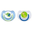 CHUPETE SILICONA PHILIPS AVENT DECORADOS 6- 18 M 2 CHUPETES COLOR