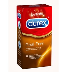 DUREX REAL FEEL PRESERVATIVO SIN LATEX 12 U