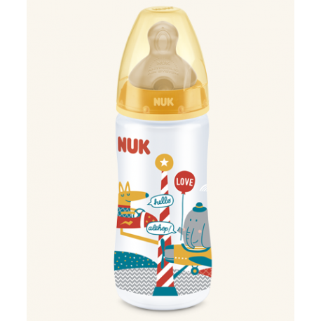 BIBERON FC PP LATEX NUK FANTASY 1M 300 ML