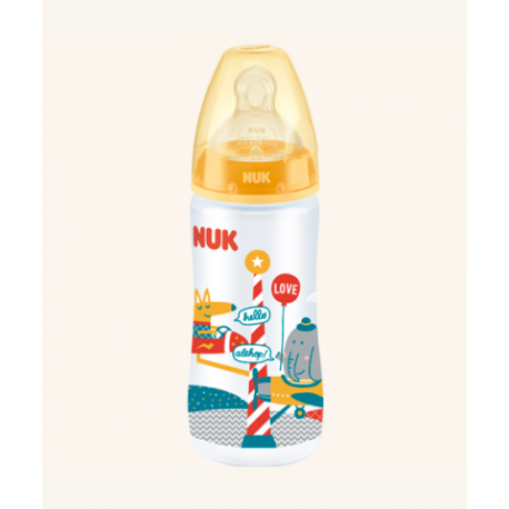 BIBERON FC PP SILICONA NUK FANTASY 1M 300 ML