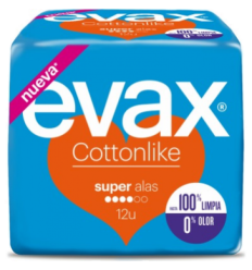 EVAX SUPER ALAS 12 UNIDADES ODORFRESH