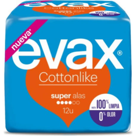 EVAX SUPER ALAS 12 UNIDADES ODORFRESH