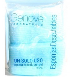 GENOVE ESPONJA ENJABONADA DESECHABLE 24 ESPONJA