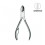 ALICATE UÑAS CROMADO 10,3 CM CURVO BETER