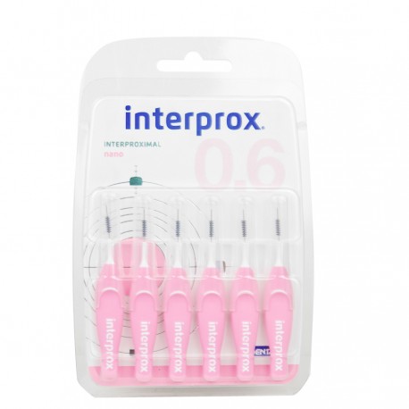 CEPILLO INTERPROXIMAL INTERPROX NANO 6 CEPILLOS