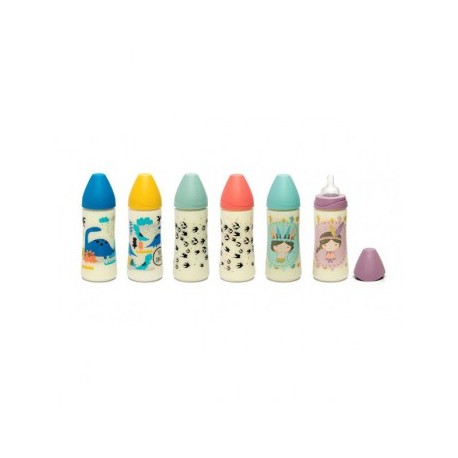 BIBERON PC T SILICONA REDONDA 3 POSICIONES SUAVI 360 ML