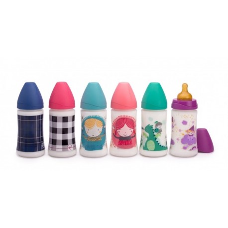 BIBERON 0 MESES BOCA ANCHA T LATEX 3 POSICIONES 280 CC