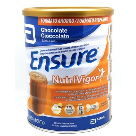 ENSURE NUTRIVIGOR 850 G LATA CHOCOLATE