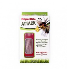 REPEL BITE ATTACK PULSERA AROMATICA CITRONELA 1 PULSERA 2 RECAMBIOS