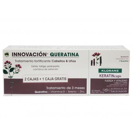 KLORANE KERATINCAPS 90 CAPSULAS