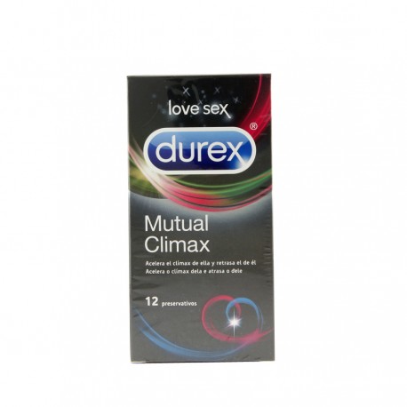 DUREX CLIMAX MUTUO PRESERVATIVOS 12 U