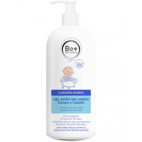 BE PEDIATRICS GEL DE BAÑO CUERPO/CABELLO SIN JA 500 ML