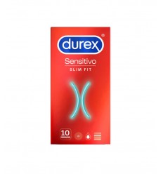 DUREX SENSITIVO SLIM FIT PRESERVATIVOS 10 U