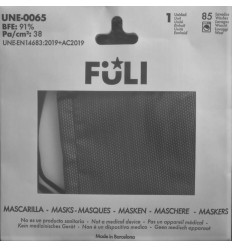 MASCARILLA 85 LAVADOS NEGRA TL