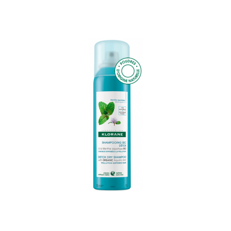 KLORANE CHAMPU SECO DETOX A LA MENTA ACUATICA 1