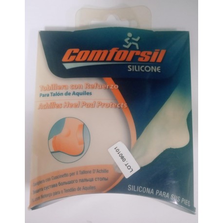 TOBILLERA ELASTICA SILICONA CON REFUERZO T. U