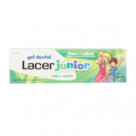 LACER JUNIOR GEL DENTAL 75 ML MENTA