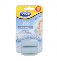 DR SCHOLL VELVET SMOOTH LIMA PIES WET & DRY CABEZALES GIRATORIOS