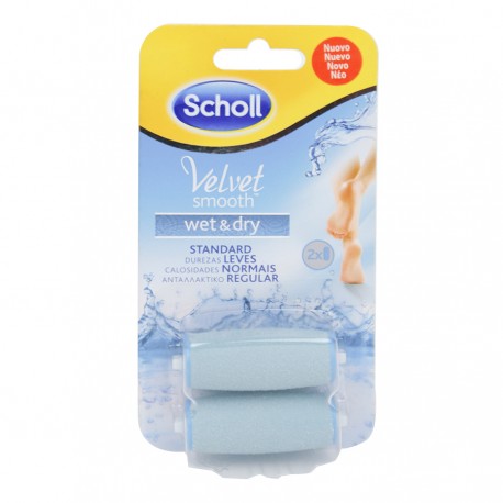 DR SCHOLL VELVET SMOOTH LIMA PIES WET & DRY CABEZALES GIRATORIOS