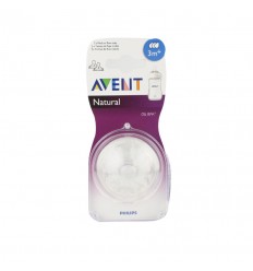 TETINA NATURAL FLUJO MEDIO AVENT PHILIPS RECIEN 3M