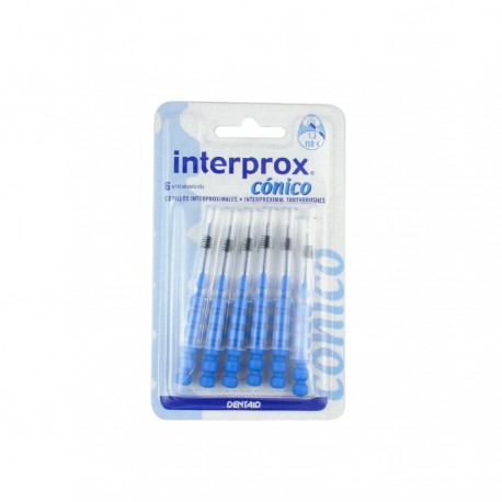 CEPILLO INTERPROX CONICO DENTAID AZUL