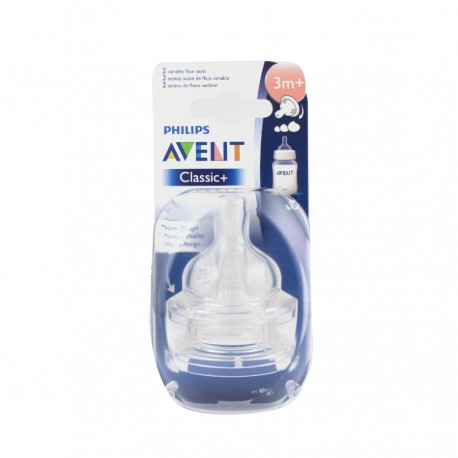 2 TETINAS FLUJO VARIABLE AVENT