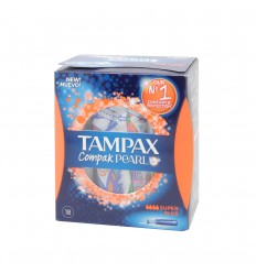 TAMPAX COMPAK PEARL TAMPON 1 SUPER PLUS 18 U