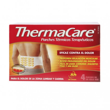 THERMACARE LUMBAR/CADERA 4 PARCHES TERM.