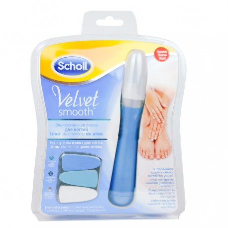 DR SCHOLL VELVET SMOOTH LIMA ELECTRONICA UÑAS RECARGABLE